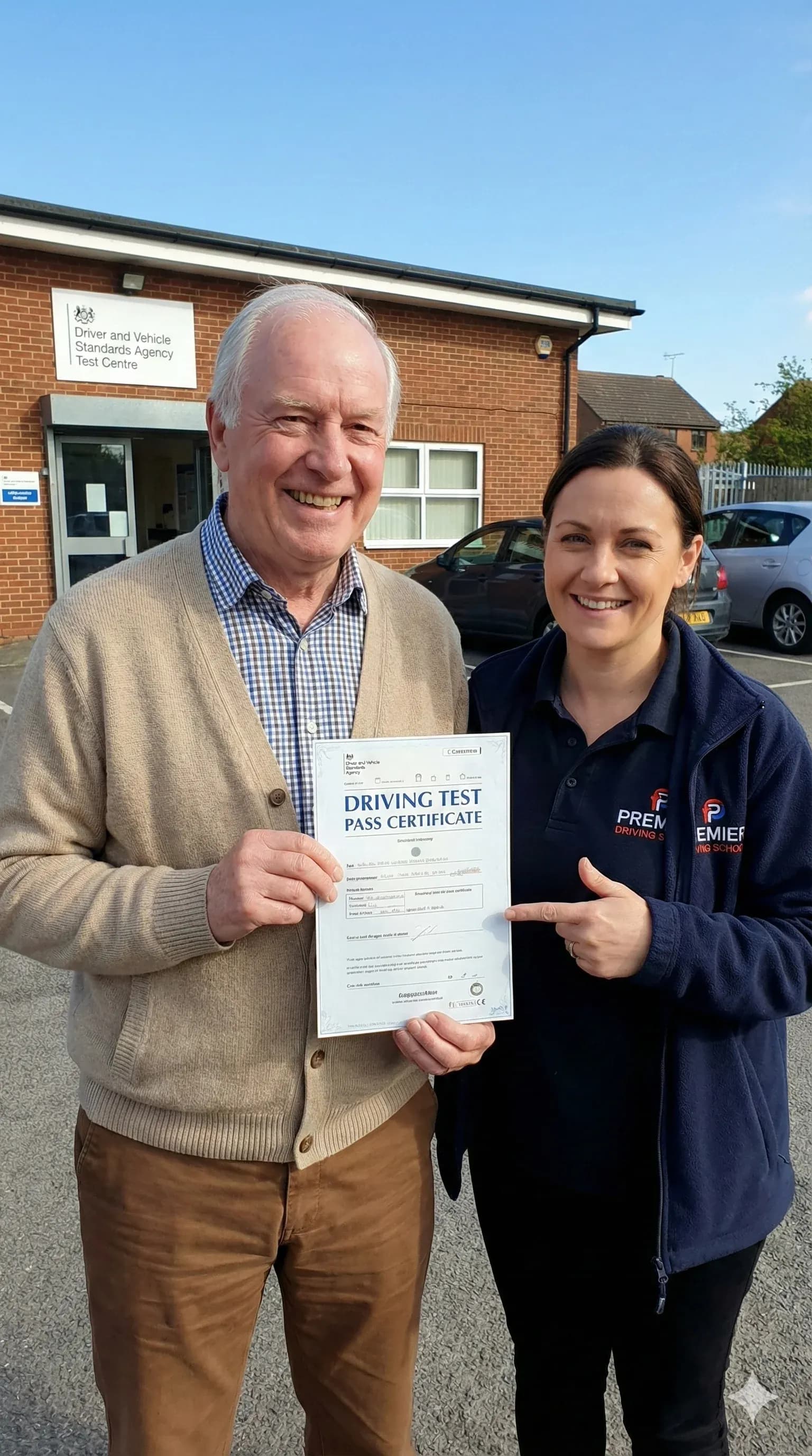 Recent driving test passer